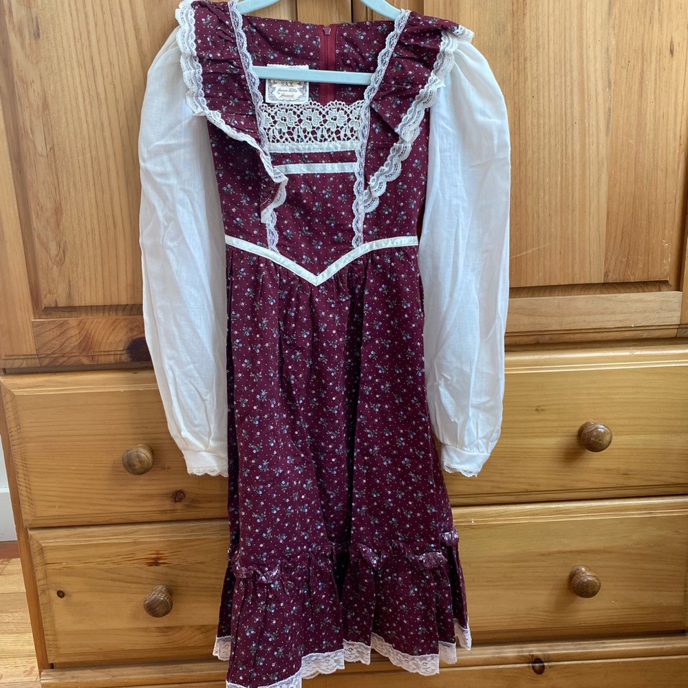 Vintage Gunne Sax Jeunes Filles by Jessica Prairie Girls Dress size 7
